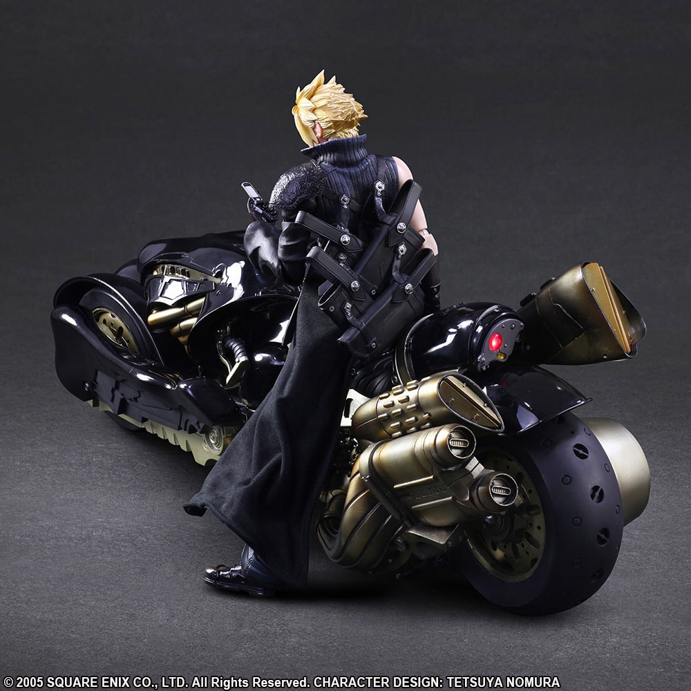 Cloud Strife & Fenrir- Prototype Shown