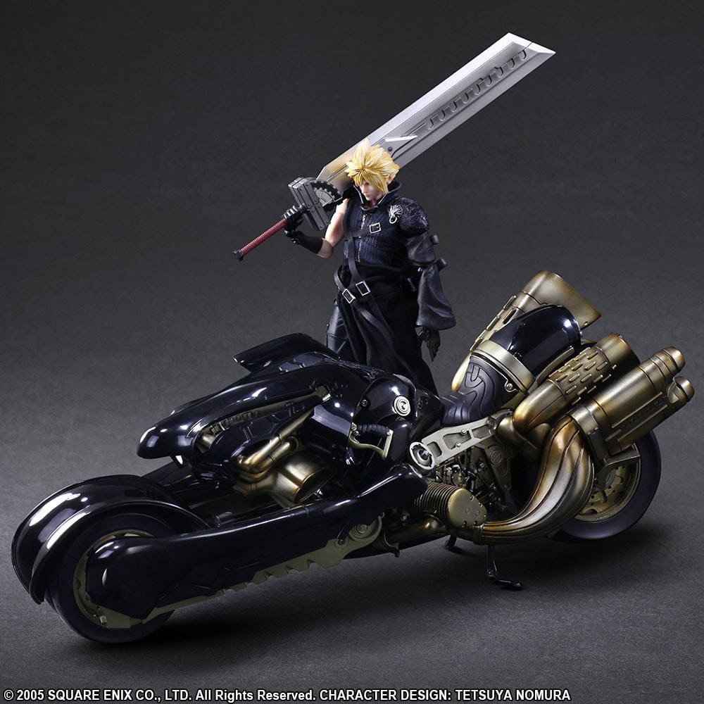 Cloud Strife & Fenrir- Prototype Shown