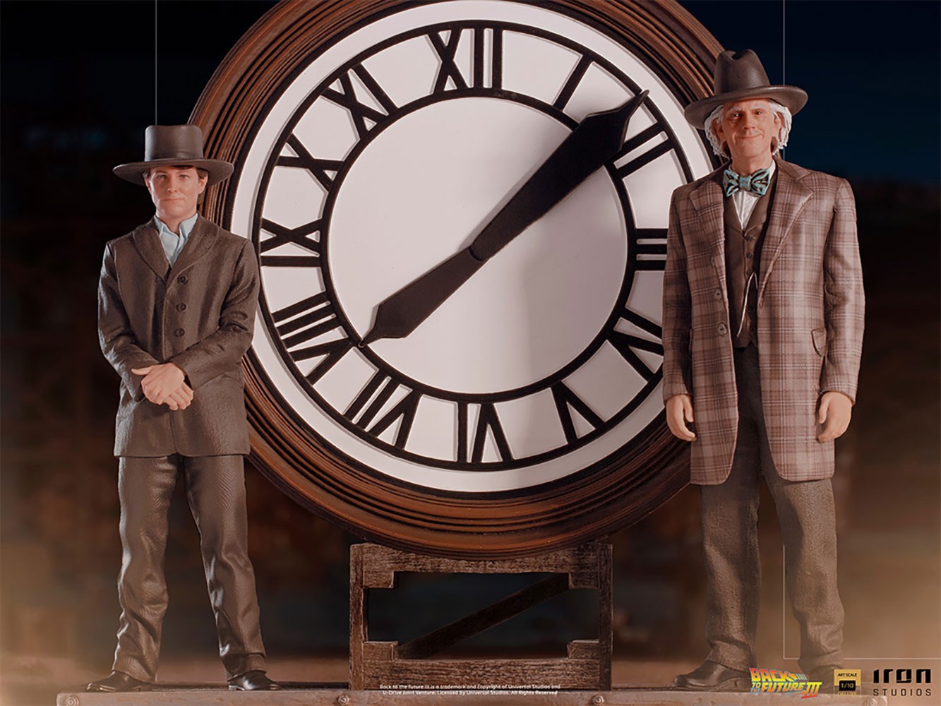 Marty and Doc at the Clock Deluxe (Prototype Shown) View 12
