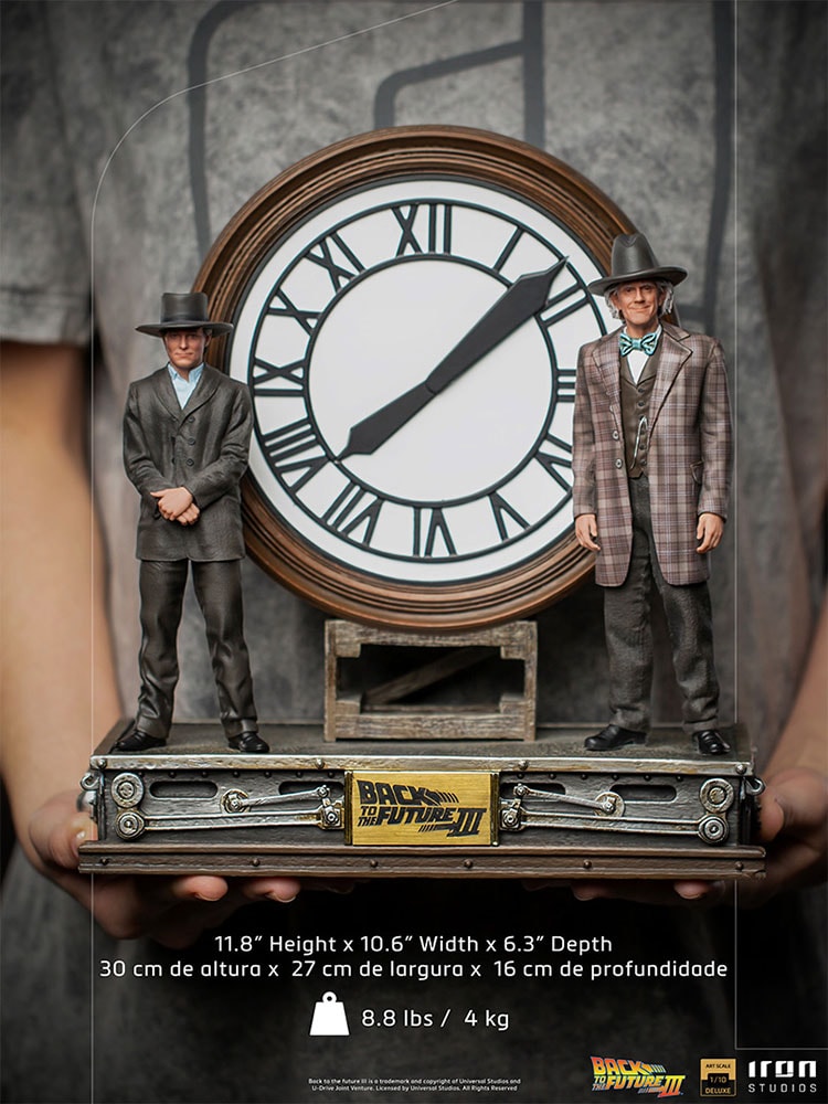 Marty and Doc at the Clock Deluxe (Prototype Shown) View 15