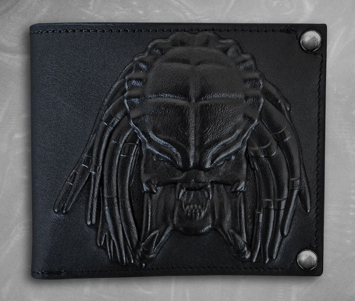 Predator Embossed Leather Wallet