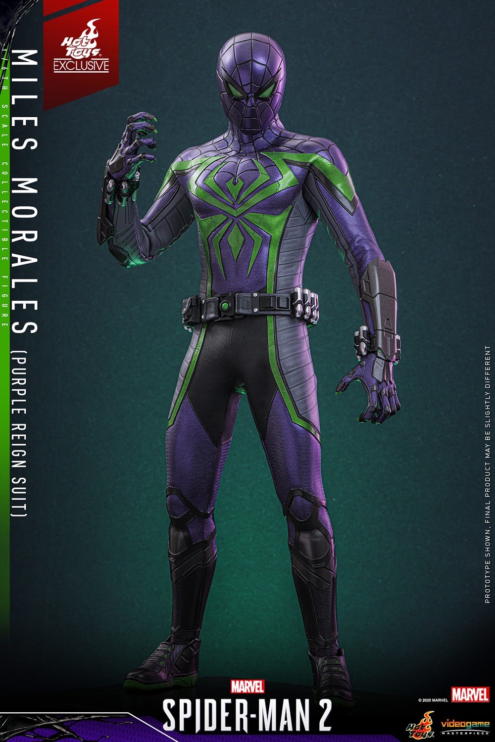 アメコミ Hot Toys Spider-Man Miles Morales Miles Morales (Purple Reign Suit) Sixth Scale Figure by Hot Toys