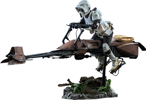 Scout trooper shop and speeder bike