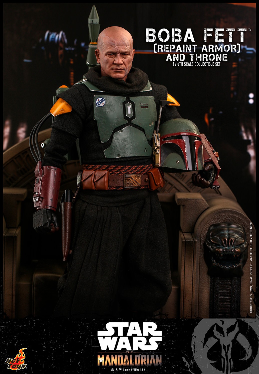 Boba Fett (Repaint Armor) and Throne Collector Edition (Prototype Shown) View 5