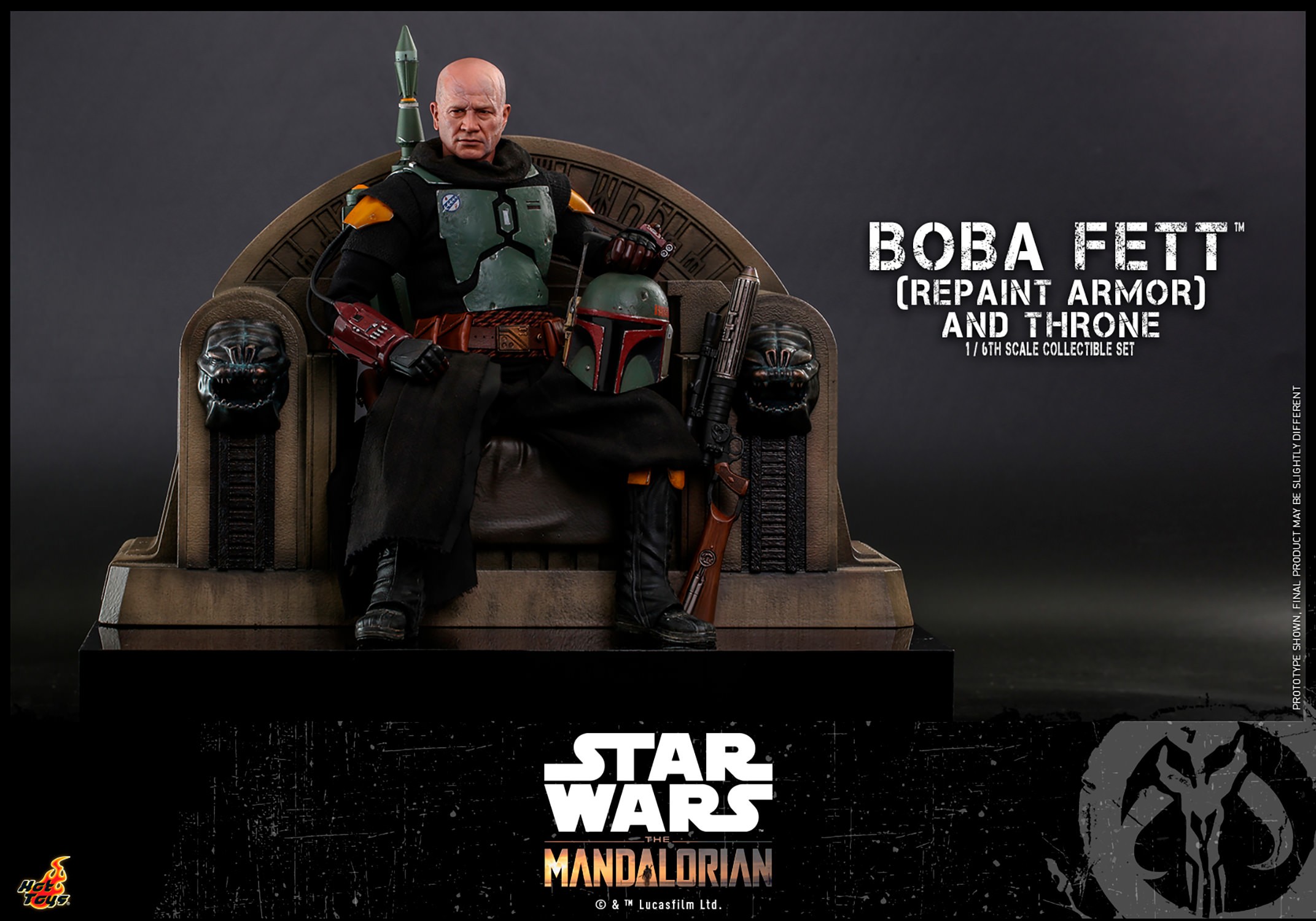 Boba Fett (Repaint Armor) and Throne Collector Edition (Prototype Shown) View 7