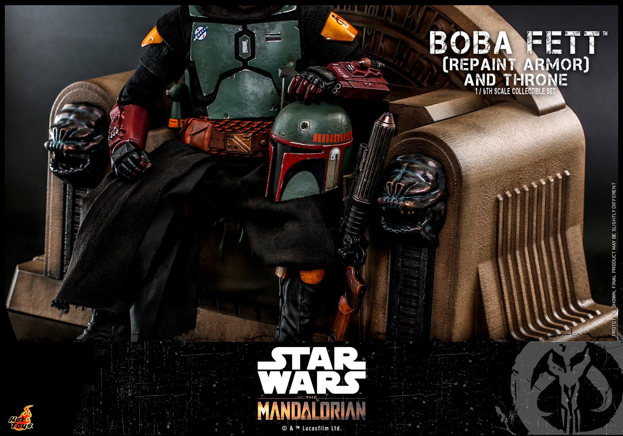 Boba Fett (Repaint Armor) and Throne Collector Edition (Prototype Shown) View 15