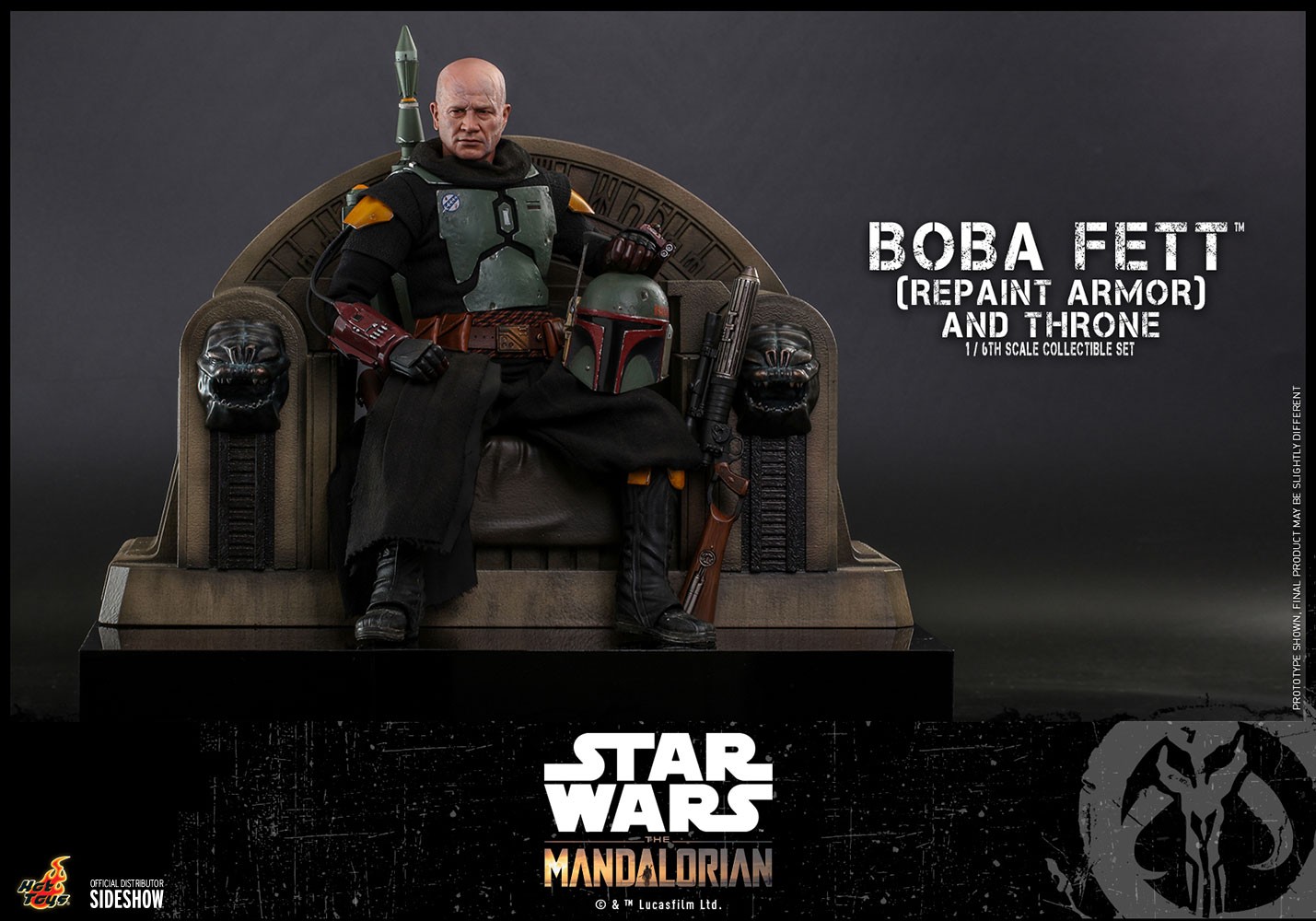 Boba Fett (Repaint Armor - Special Edition) and Throne Exclusive Edition (Prototype Shown) View 11