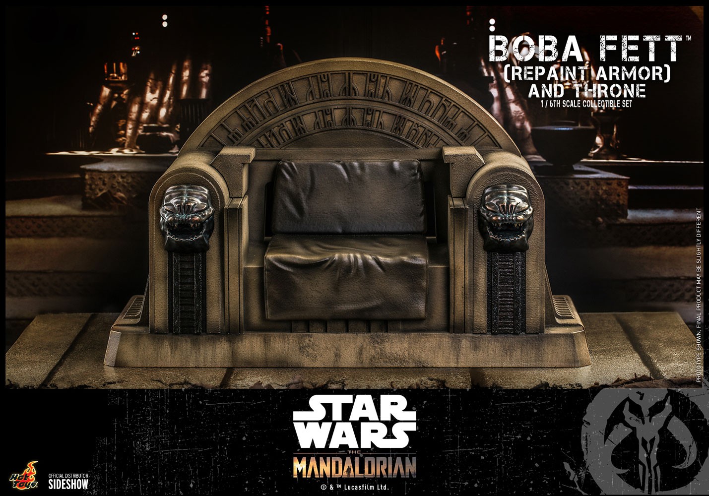 Boba Fett (Repaint Armor - Special Edition) and Throne Exclusive Edition (Prototype Shown) View 8