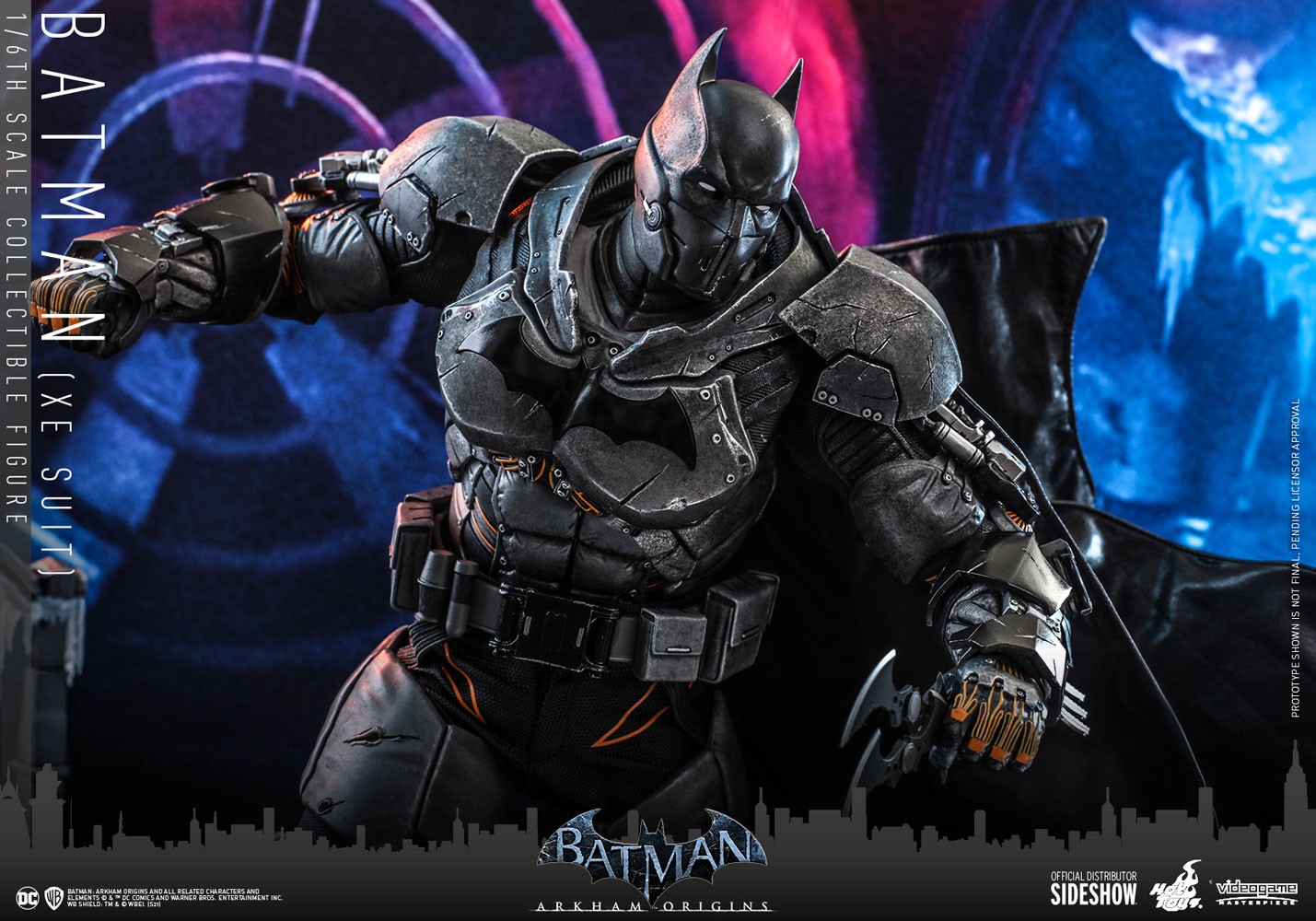 Batman: Arkham Origins XE Suit Deploys Into Gotham With Hot Toys