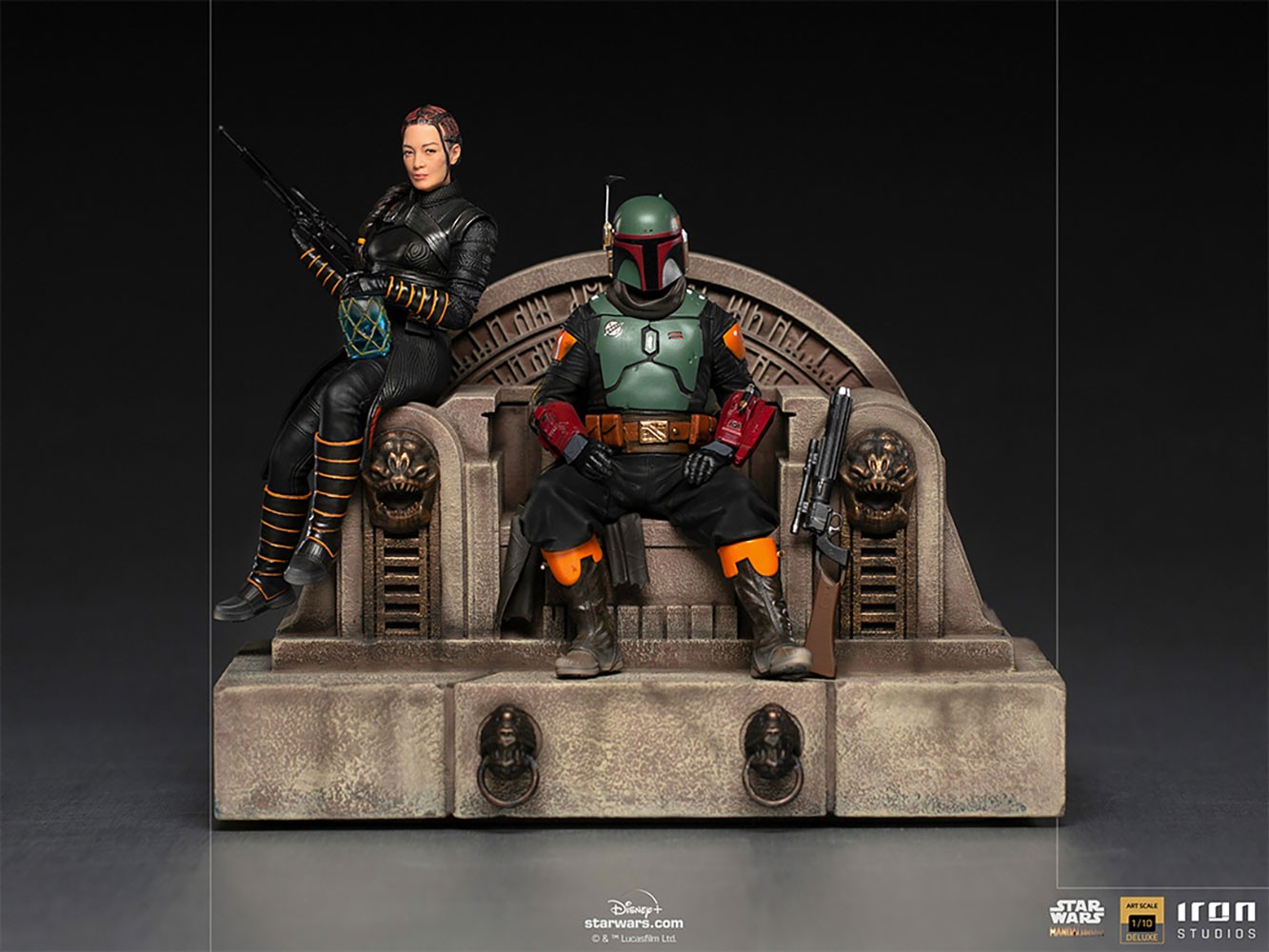 Boba Fett & Fennec Shand on Throne Deluxe- Prototype Shown
