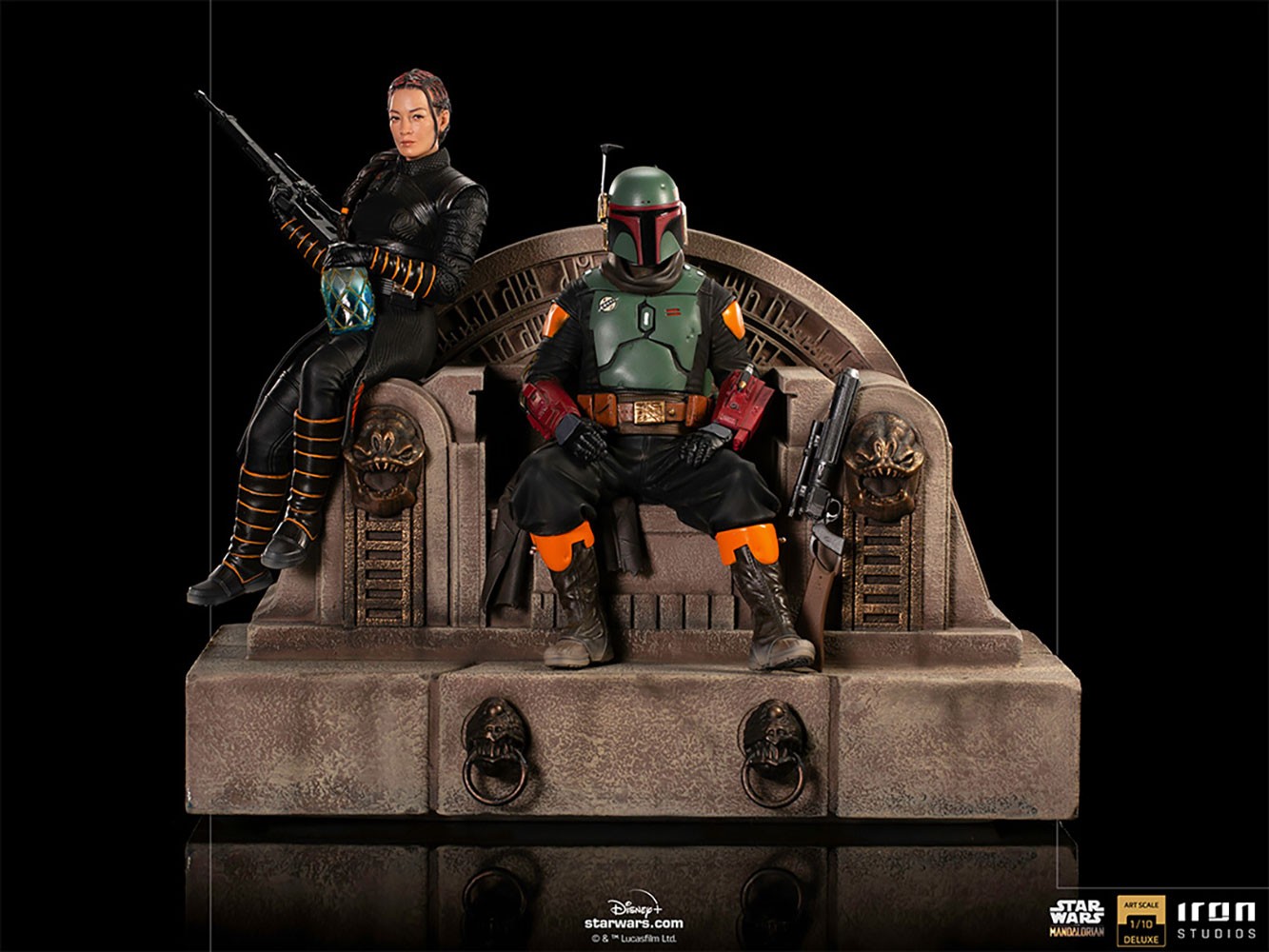 Boba Fett & Fennec Shand on Throne Deluxe