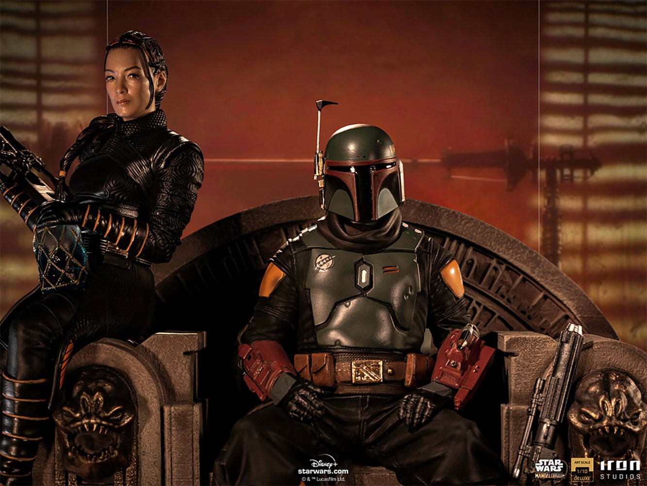 Boba Fett & Fennec Shand on Throne Deluxe