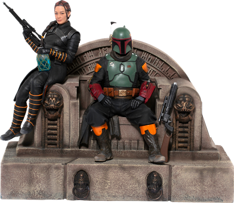 Boba Fett & Fennec Shand on Throne Deluxe
