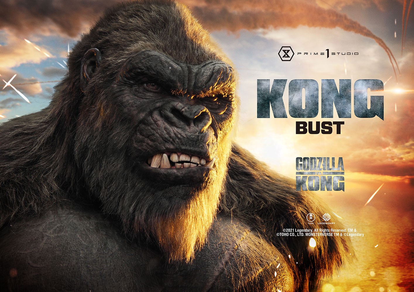 Godzilla vs. Kong Kong Bust  (Prototype Shown) View 2