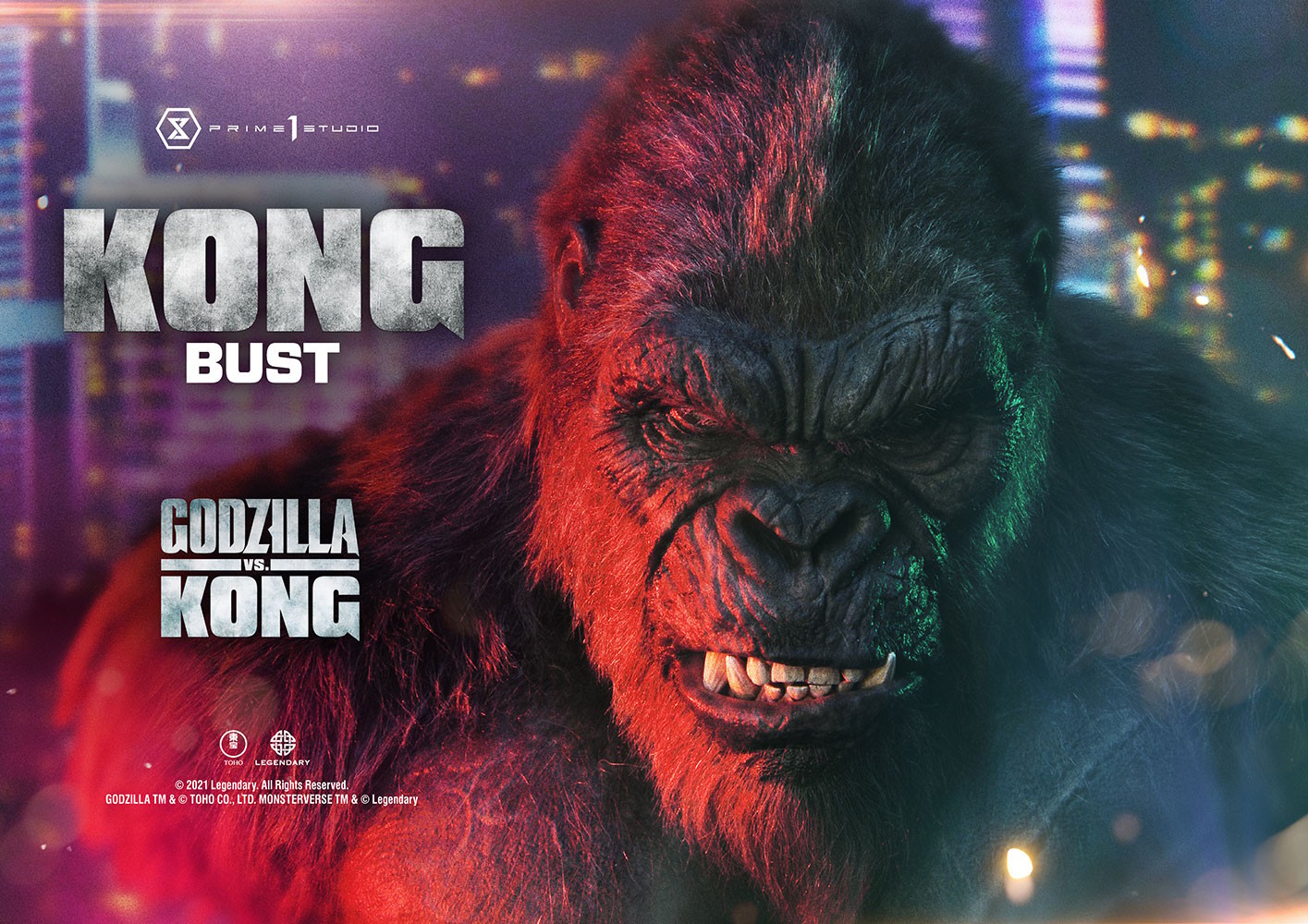 Godzilla vs. Kong Kong Bust  (Prototype Shown) View 3
