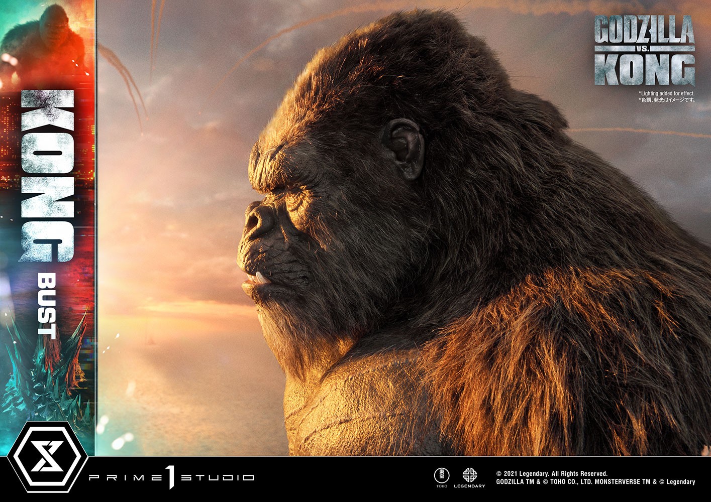 Godzilla vs. Kong Kong Bust  (Prototype Shown) View 7