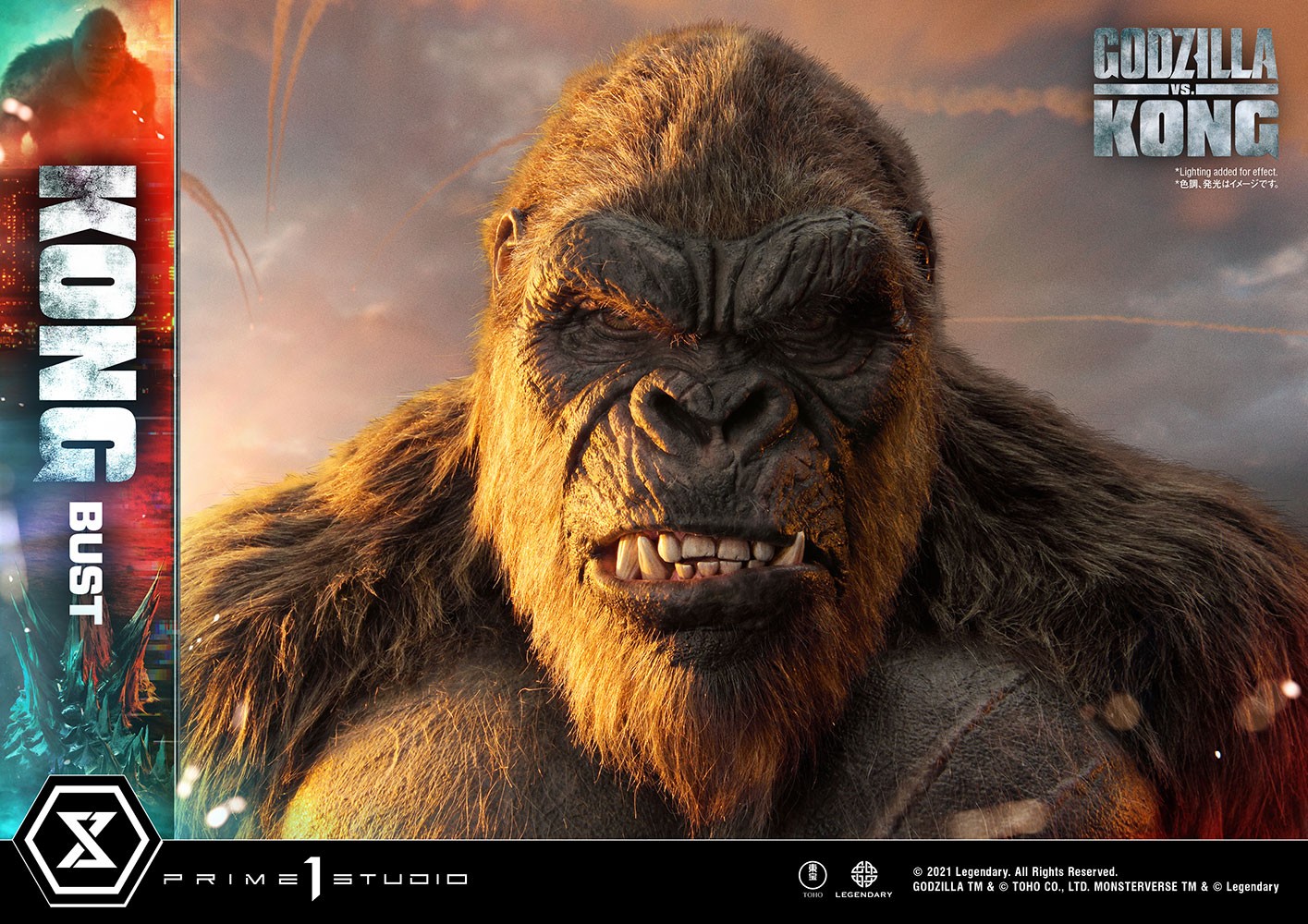 Godzilla vs. Kong Kong Bust  (Prototype Shown) View 8
