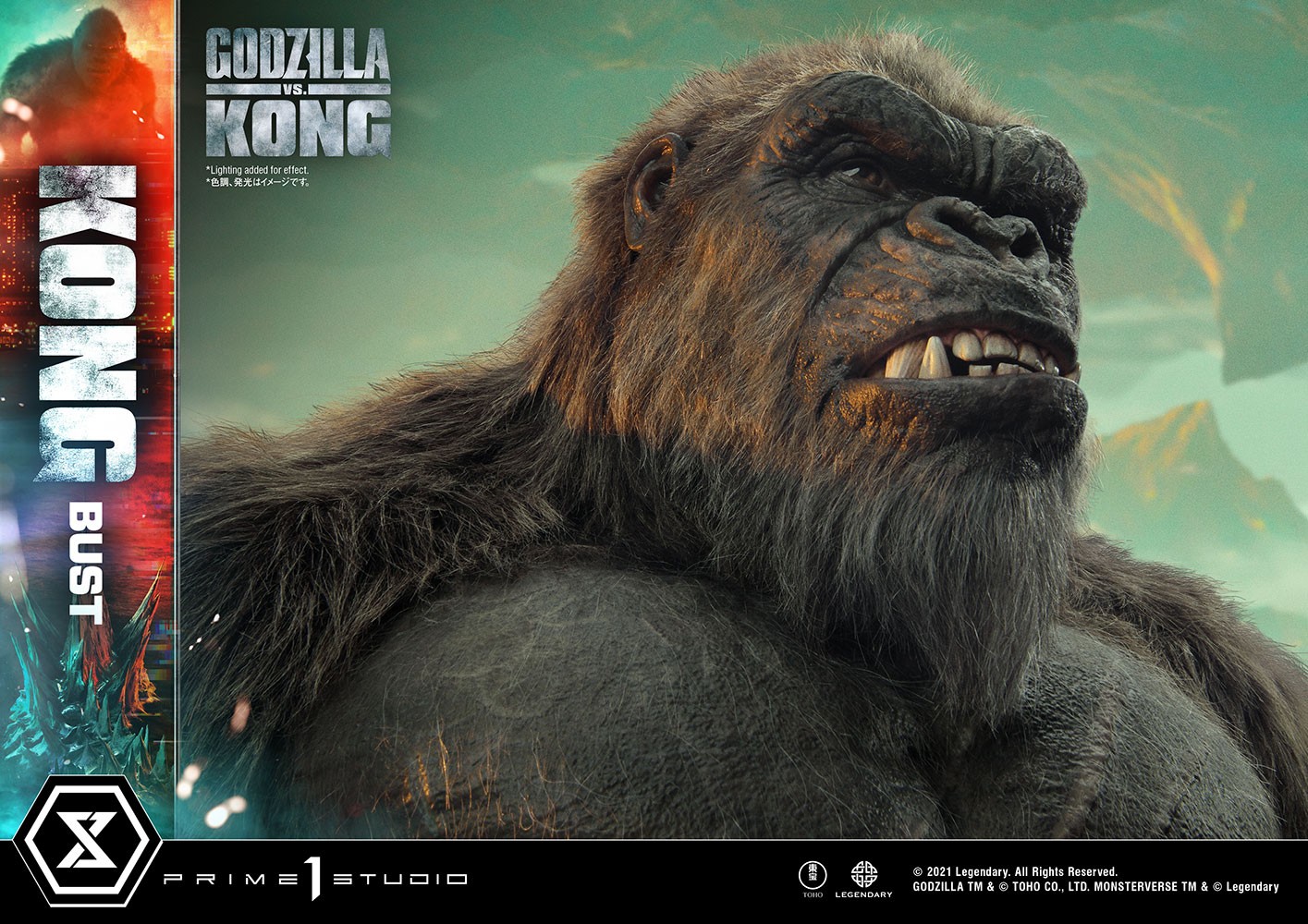Godzilla vs. Kong Kong Bust  (Prototype Shown) View 11