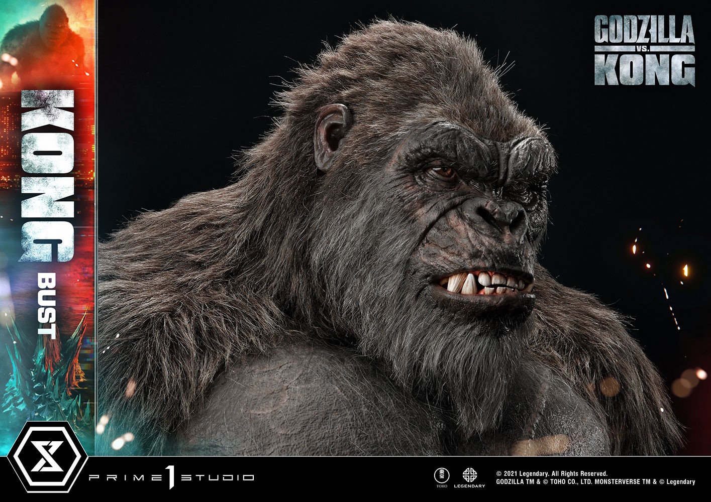 Godzilla vs. Kong Kong Bust  (Prototype Shown) View 13