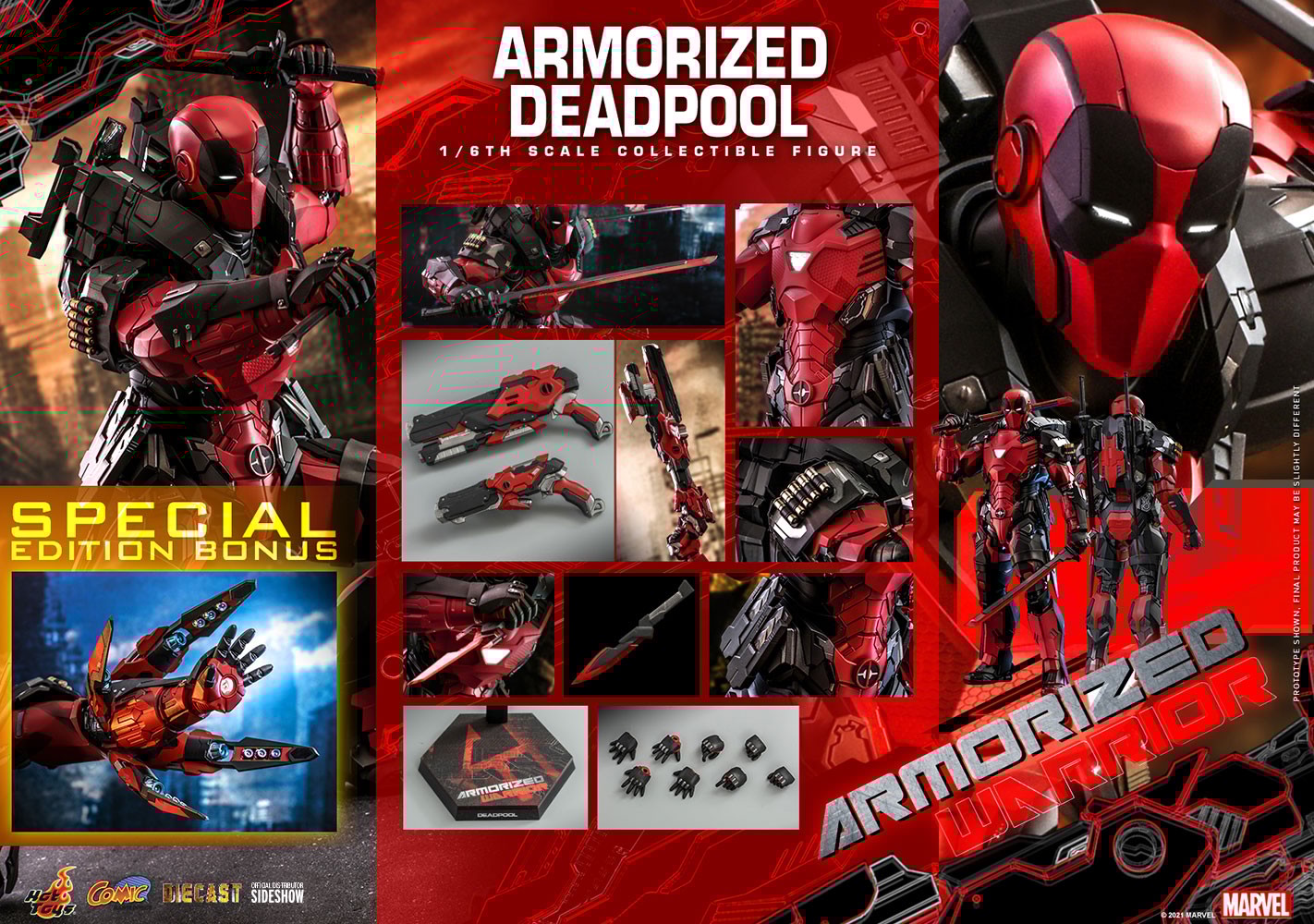 Armorized Deadpool (Special Edition) Exclusive Edition (Prototype Shown) View 3