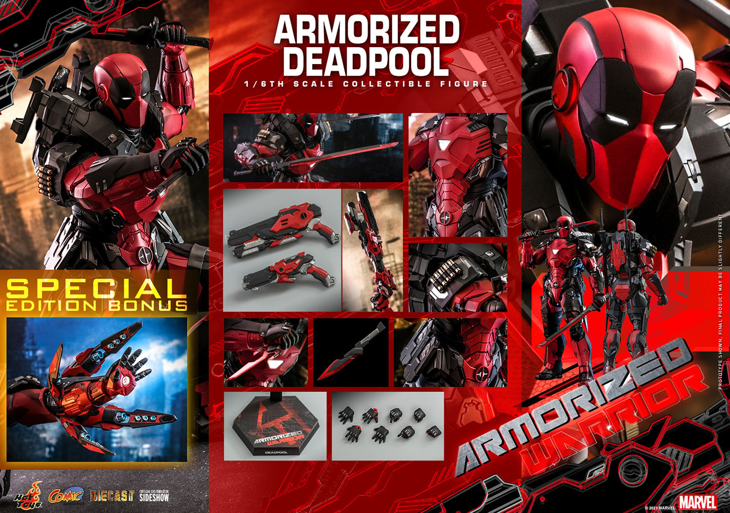 Armorized Deadpool (Special Edition) Exclusive Edition (Prototype Shown) View 20