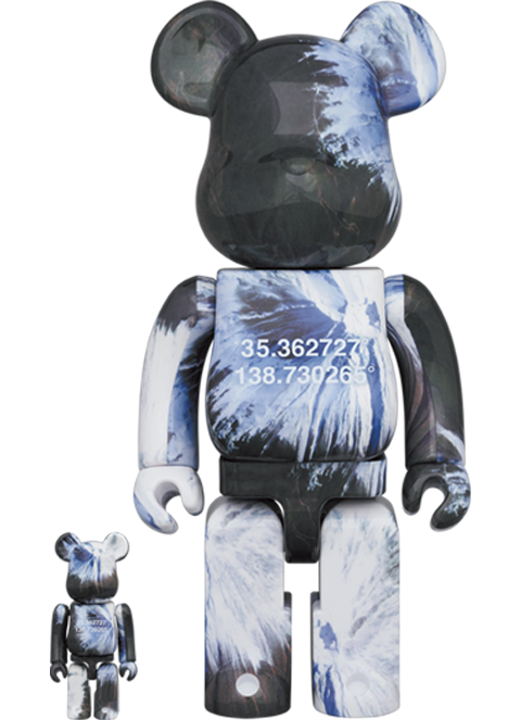 Be@rbrick Benjamin Grant Overview Fuji 100% and 400% Collectible