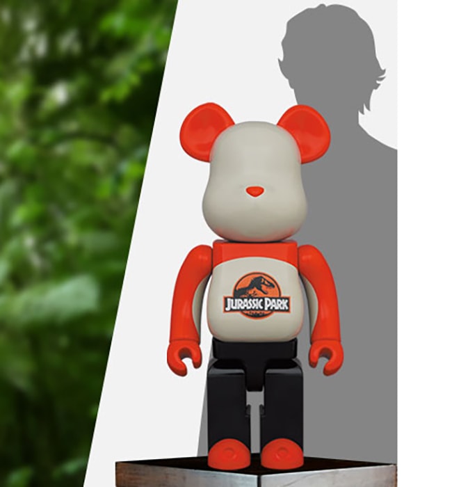 Be@rbrick Jurassic Park 1000% Collectible Figure by Medicom
