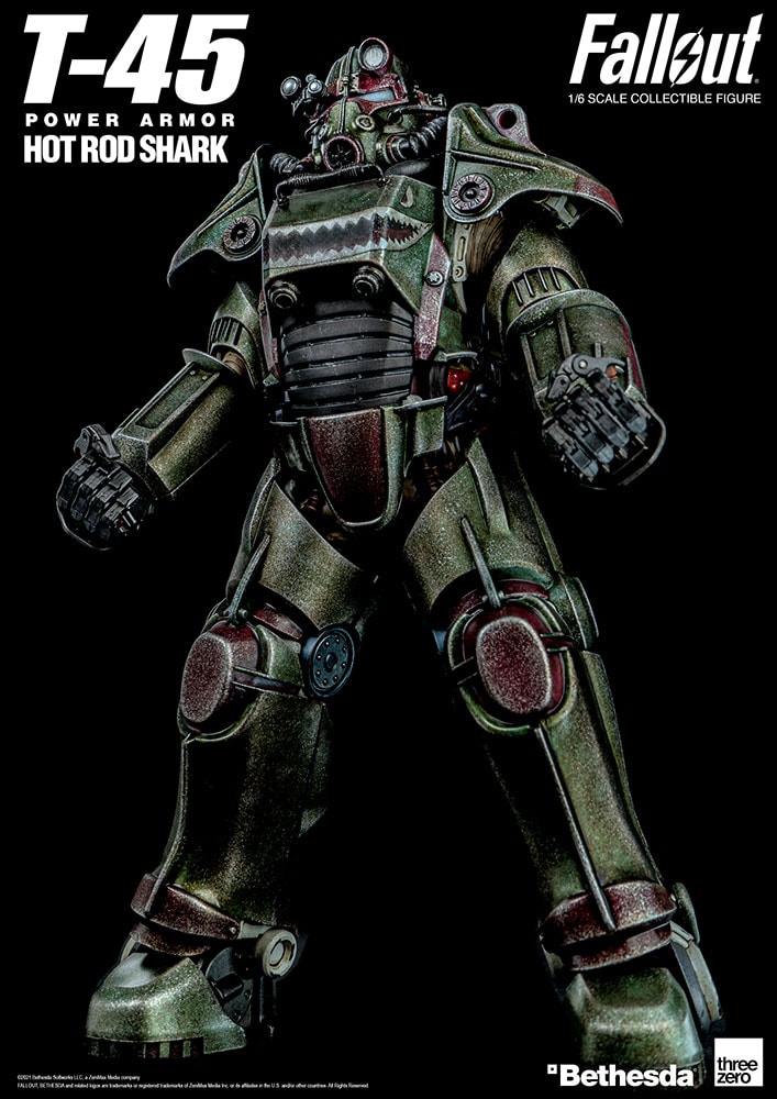 T-45 Hot Rod Shark Armor Pack- Prototype Shown