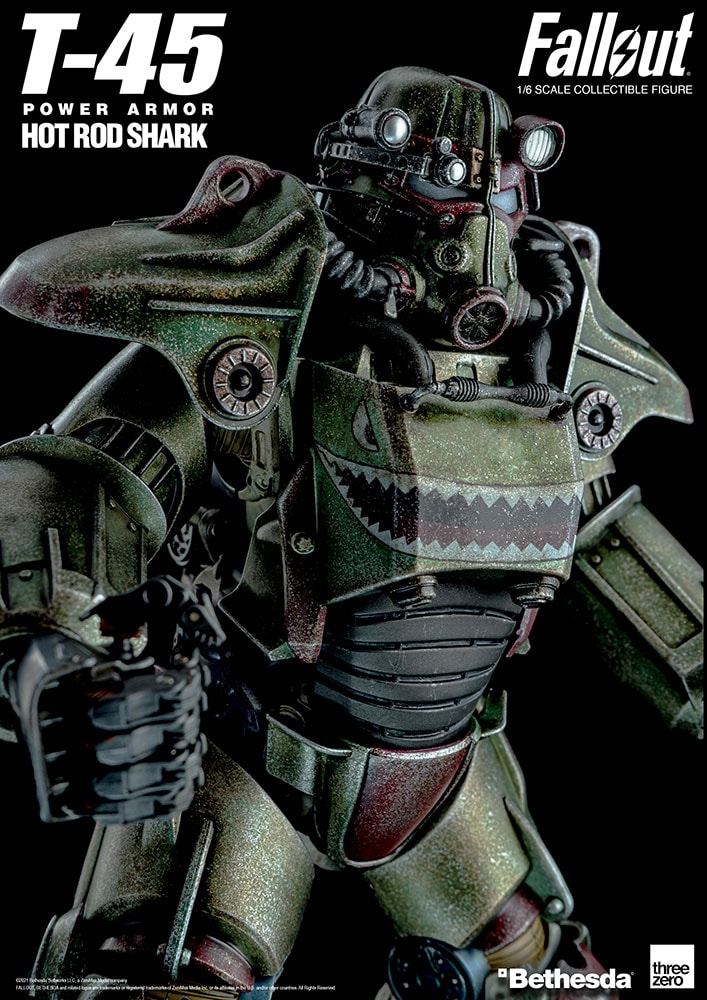 T-45 Hot Rod Shark Armor Pack- Prototype Shown