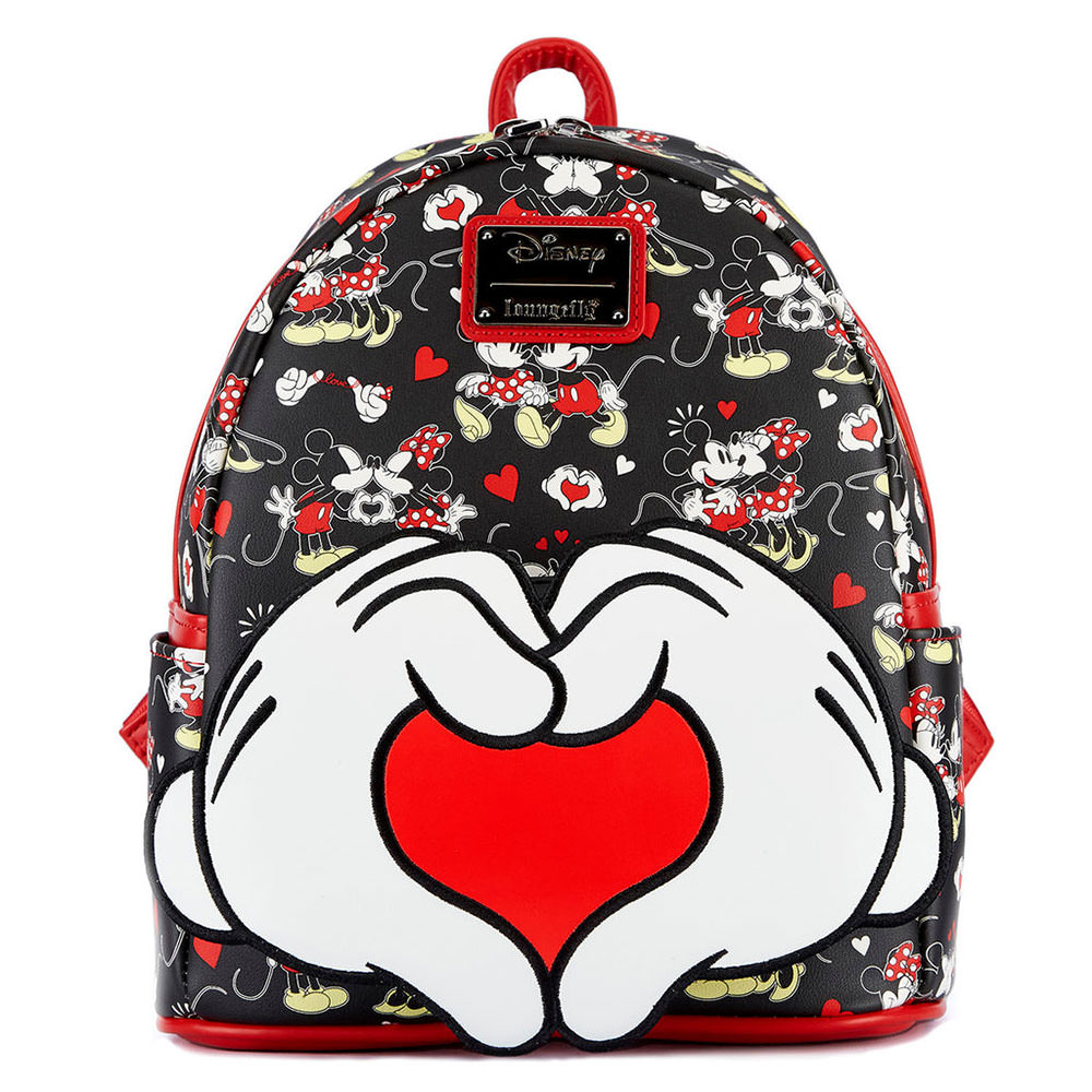 Mickey and Minnie Heart Hands Mini Backpack- Prototype Shown
