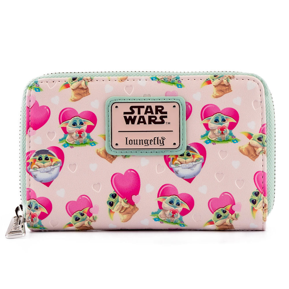 Grogu Valentines Zip Around Wallet (Prototype Shown) View 3