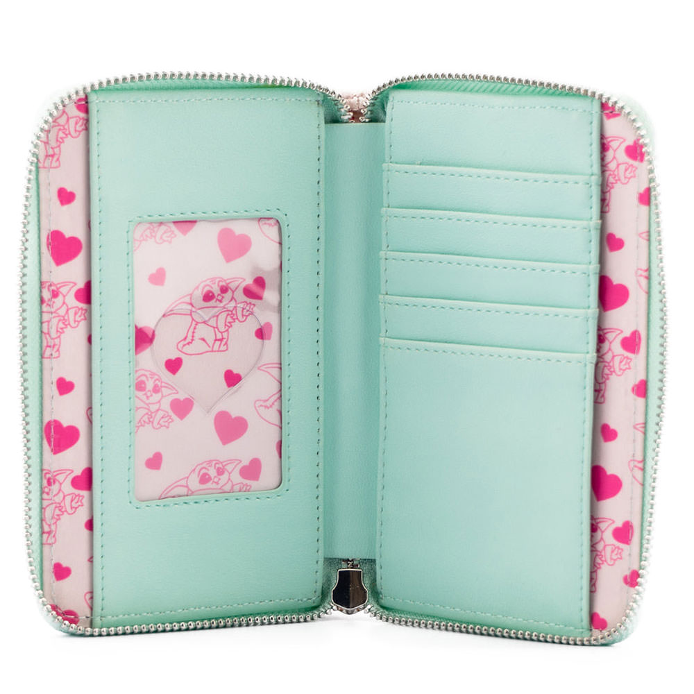 Grogu Valentines Zip Around Wallet (Prototype Shown) View 4