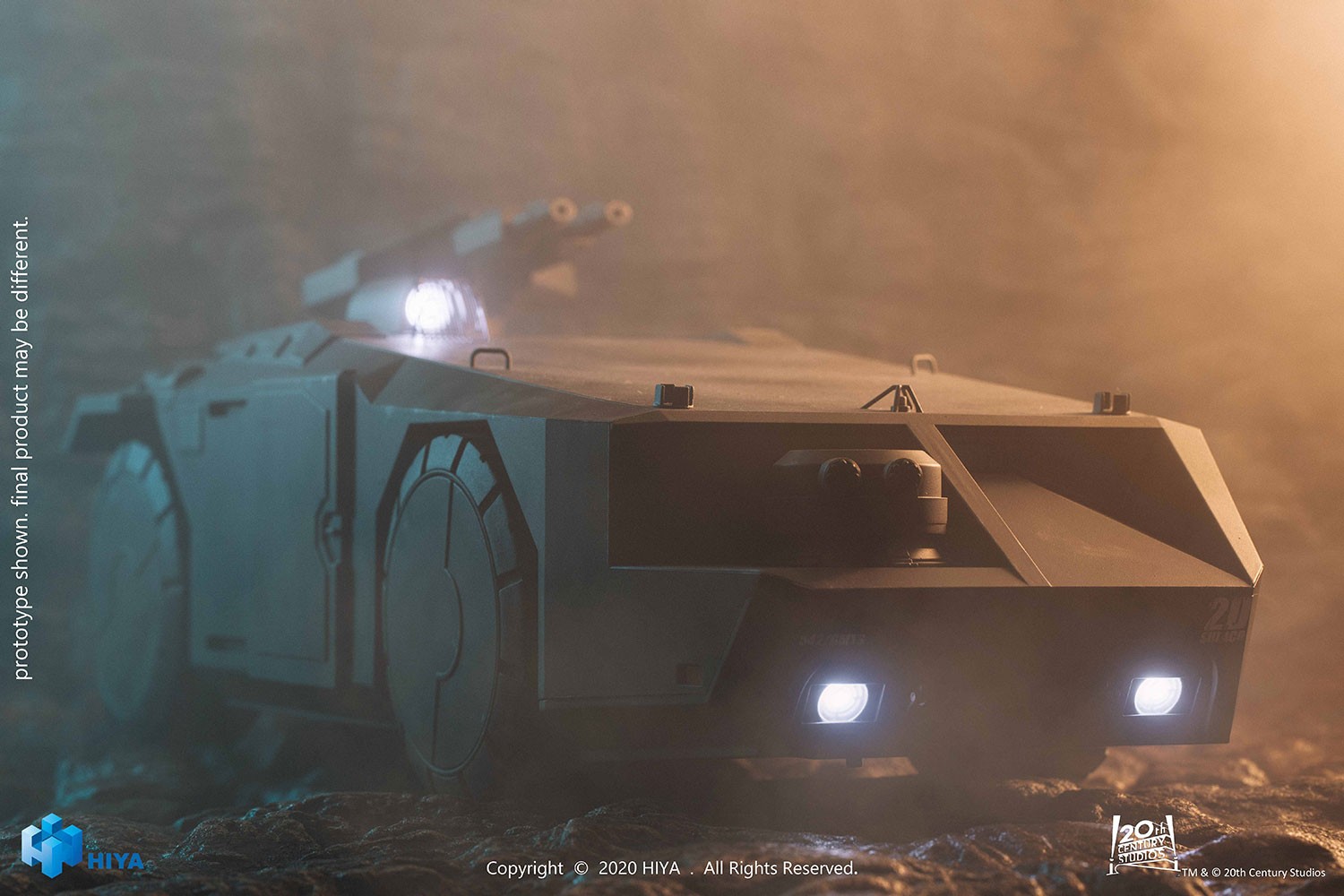Burning Armored Personnel Carrier (Prototype Shown) View 3