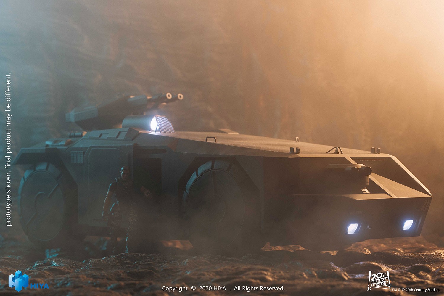 Burning Armored Personnel Carrier (Prototype Shown) View 5