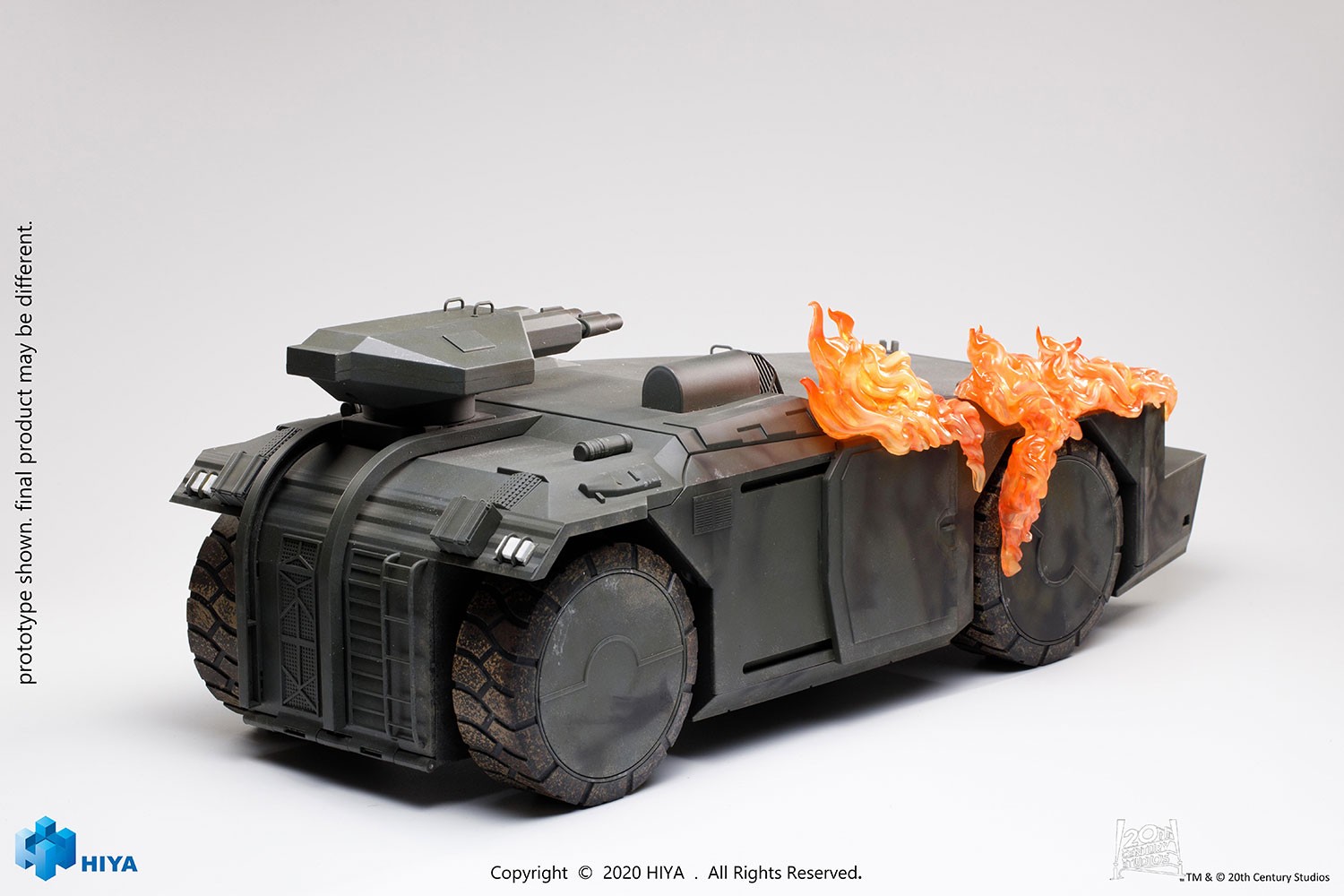 Burning Armored Personnel Carrier (Prototype Shown) View 6