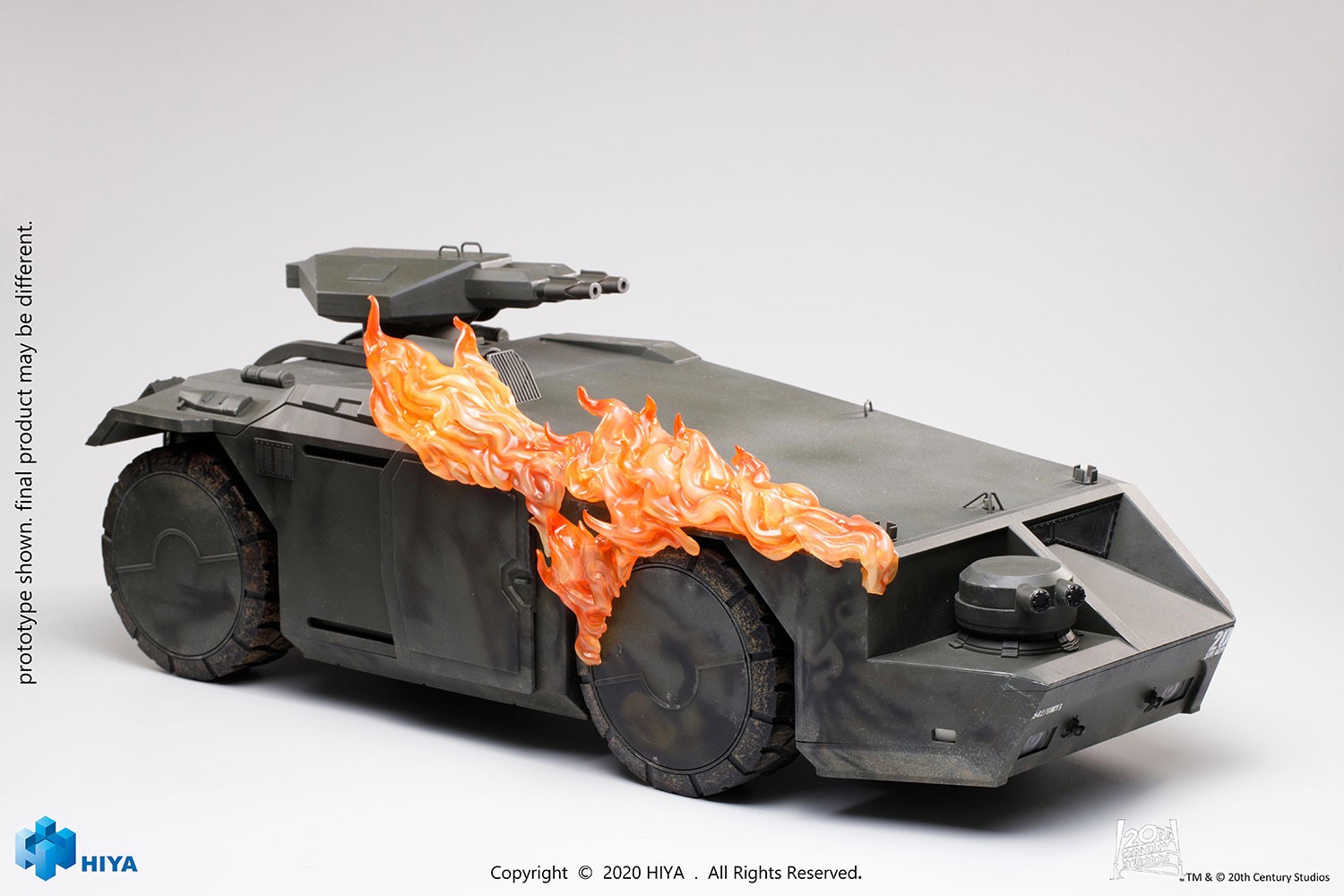 Burning Armored Personnel Carrier (Prototype Shown) View 8