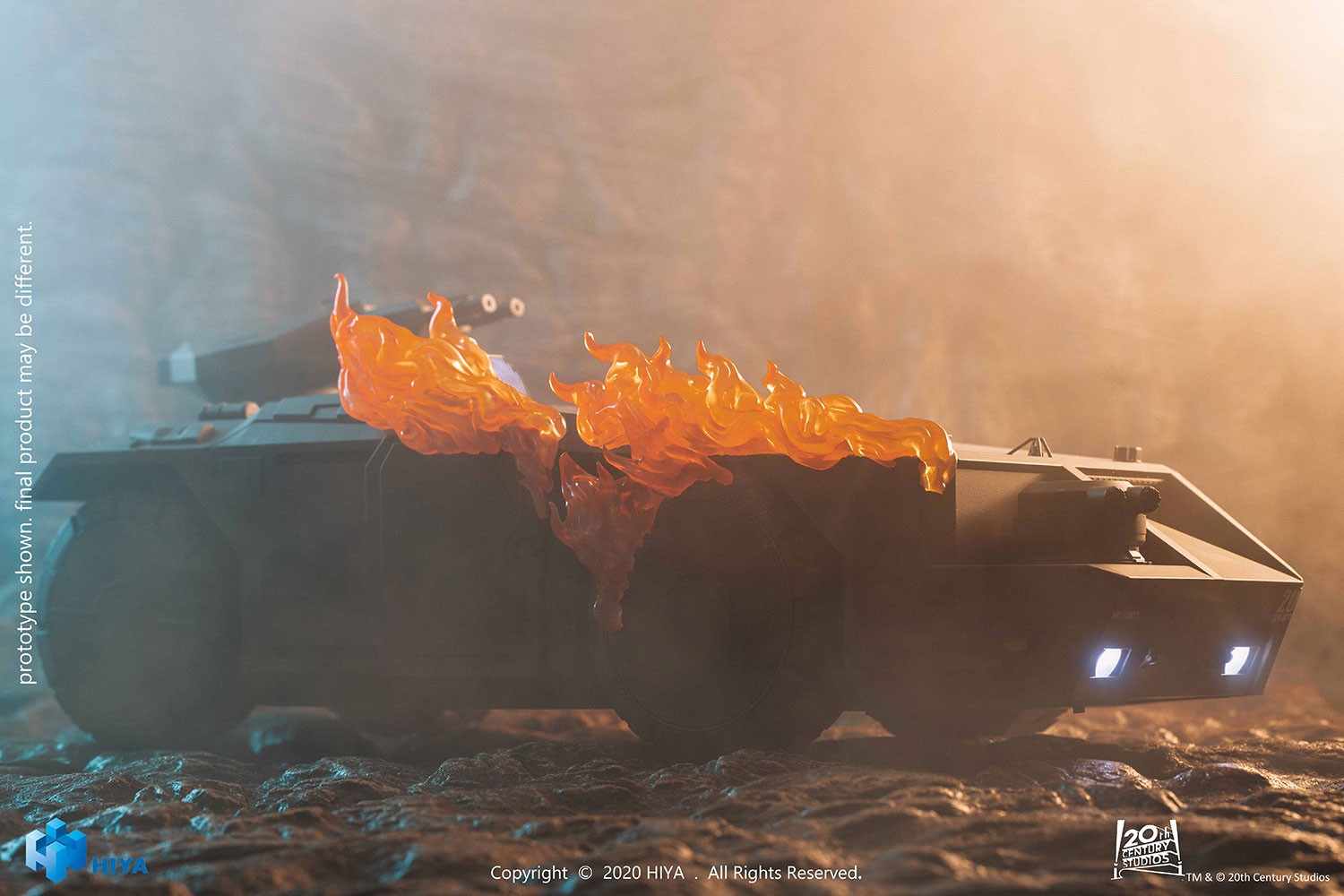 Burning Armored Personnel Carrier (Prototype Shown) View 9