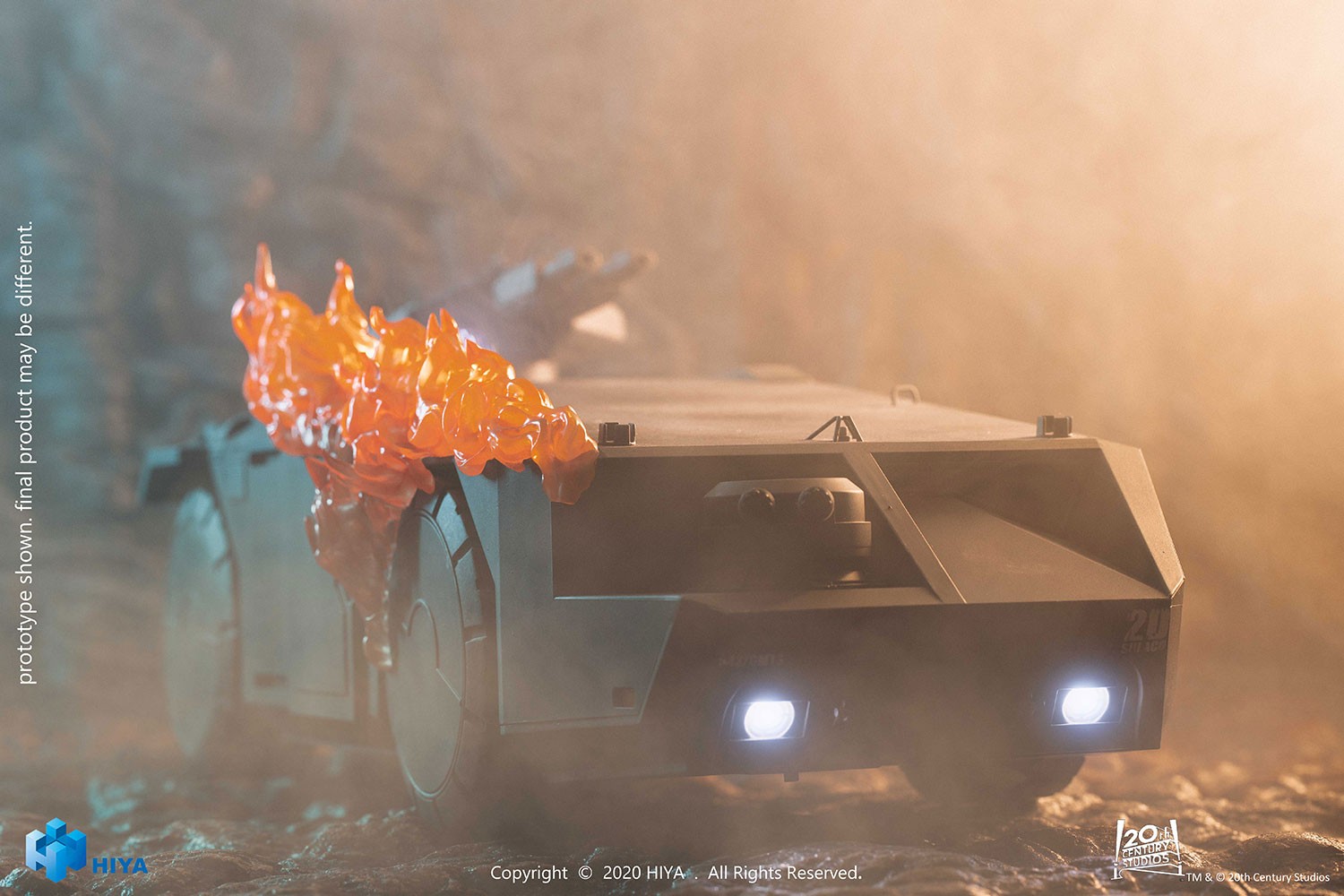 Burning Armored Personnel Carrier (Prototype Shown) View 10