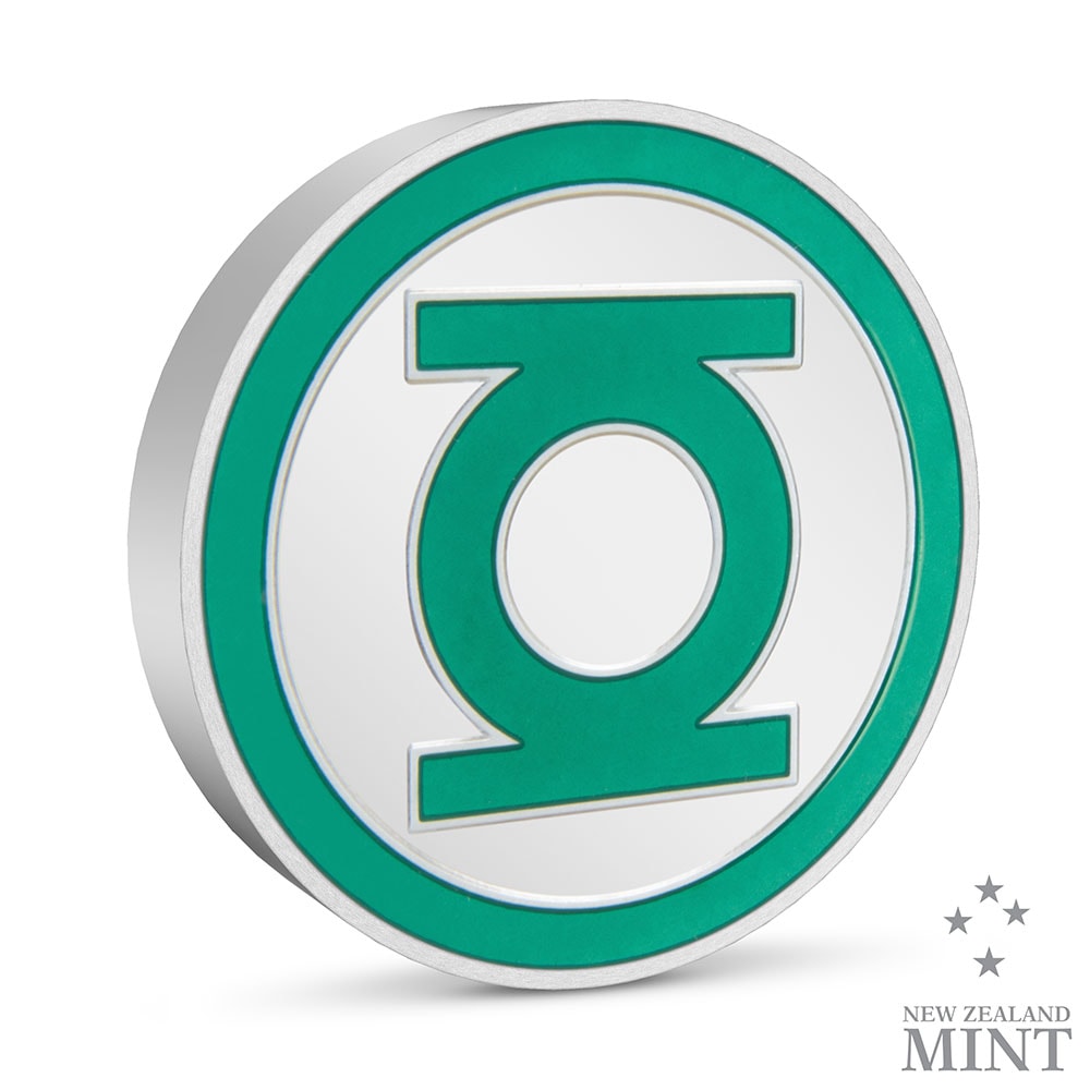 Green Lantern Logo 1oz Silver Coin- Prototype Shown