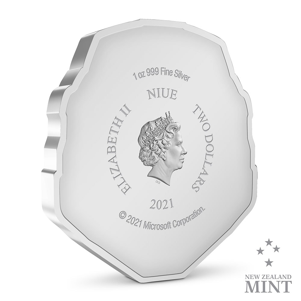 Master Chief Helmet 1oz Silver Coin (Prototype Shown) View 3