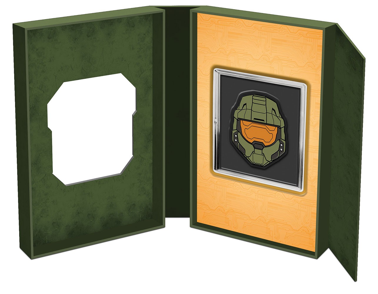 Master Chief Helmet 1oz Silver Coin (Prototype Shown) View 4