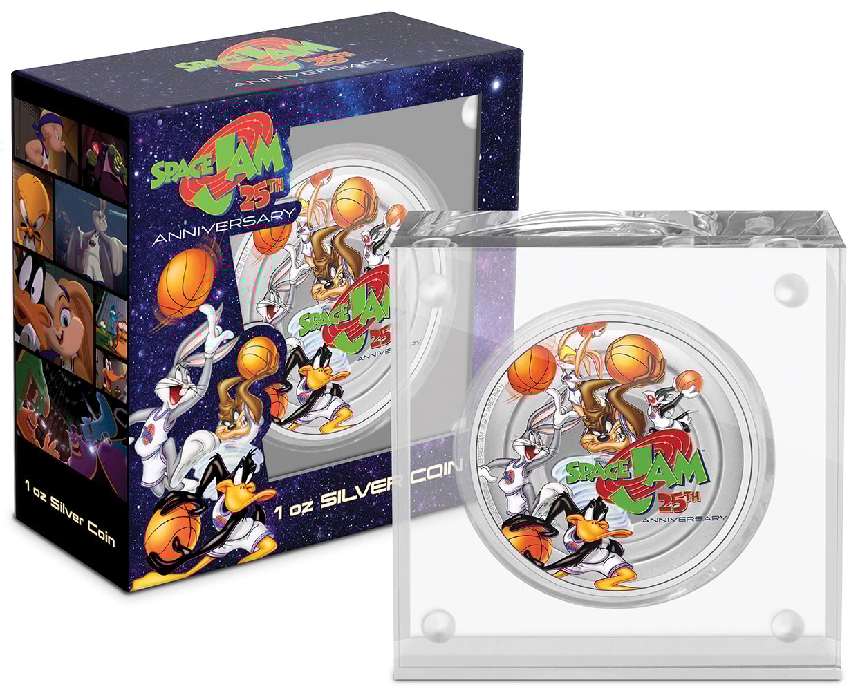 Space Jam 1oz Silver Coin- Prototype Shown