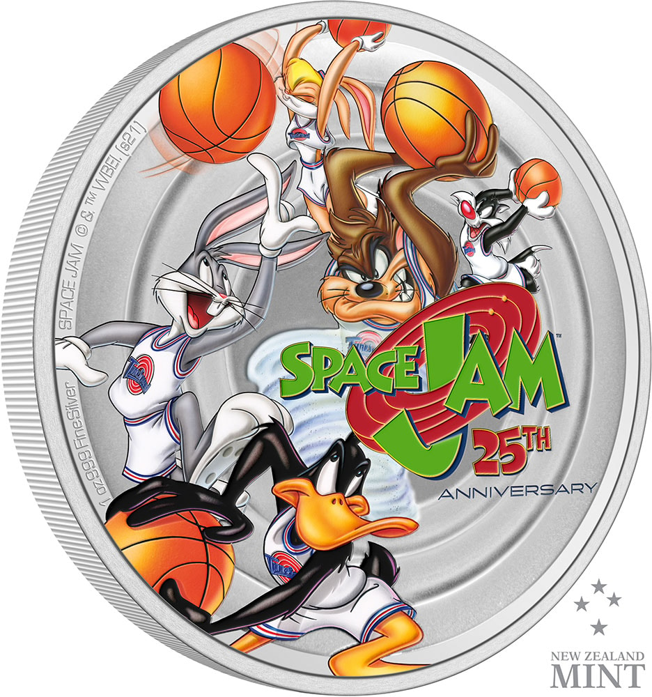 Space Jam 1oz Silver Coin- Prototype Shown