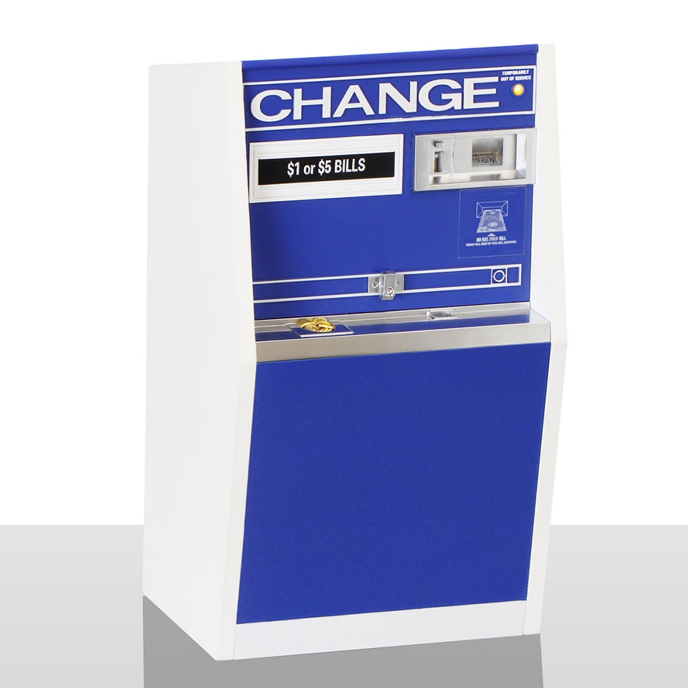 USB Charge Machine (Blue/White) (Prototype Shown) View 3