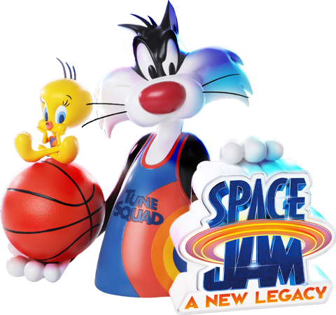 Freeze Space Jam Tune Squad Basketball Jersey - White - Sylvester