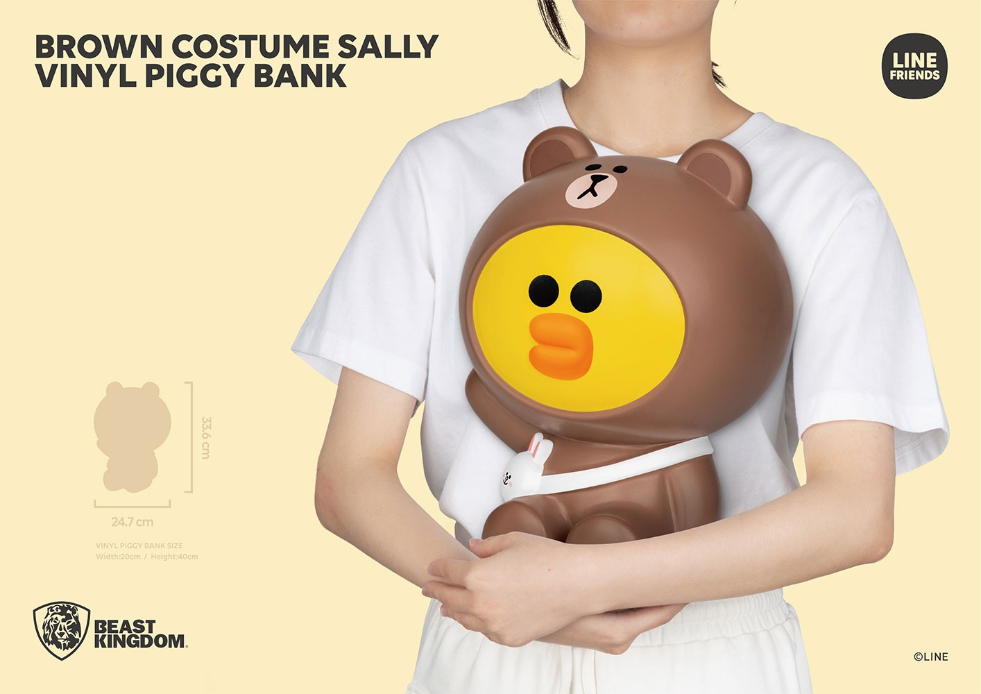 Sally Brown Costume Vinyl Piggy Bank- Prototype Shown