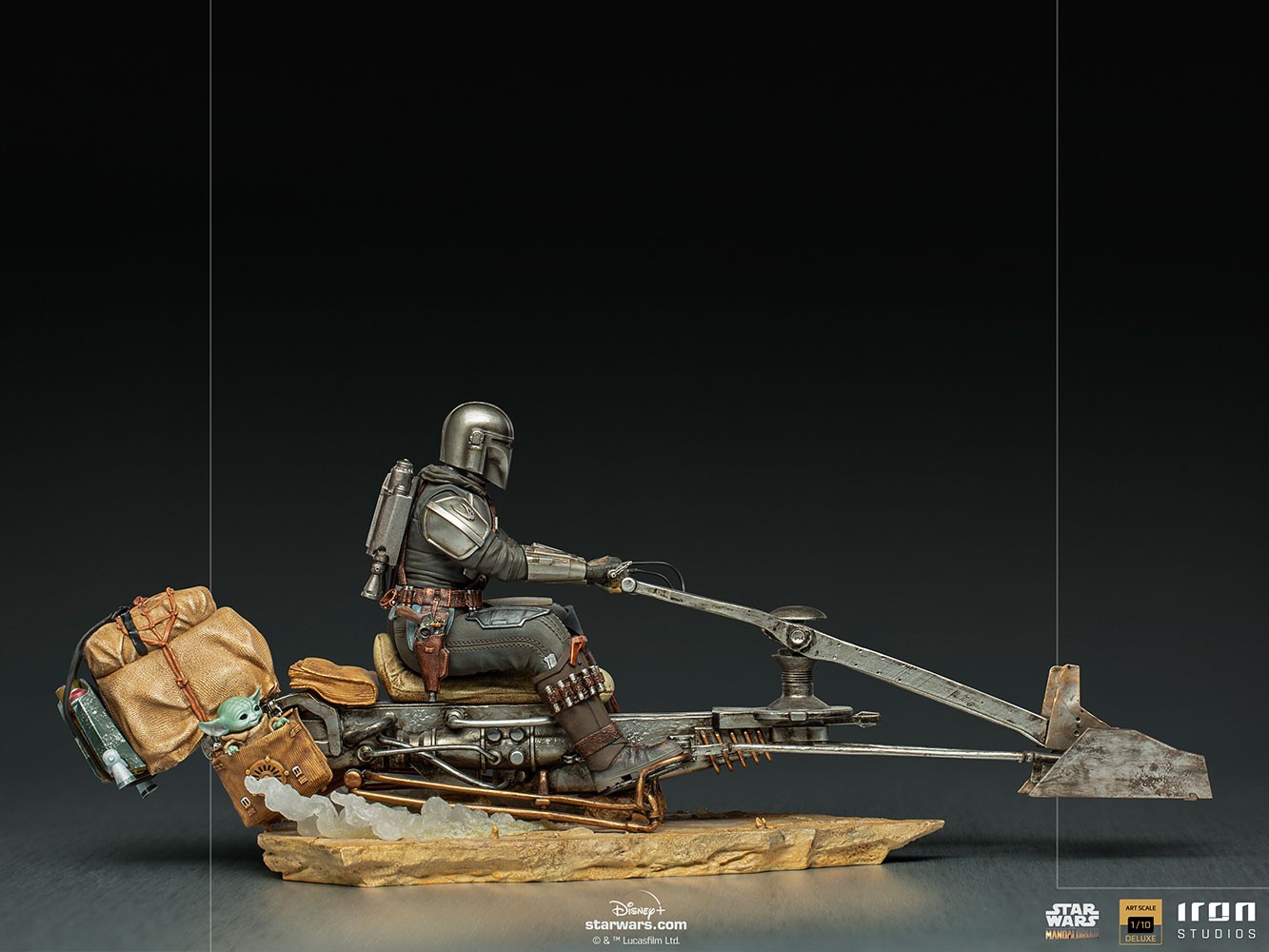 The Mandalorian on Speederbike Deluxe- Prototype Shown