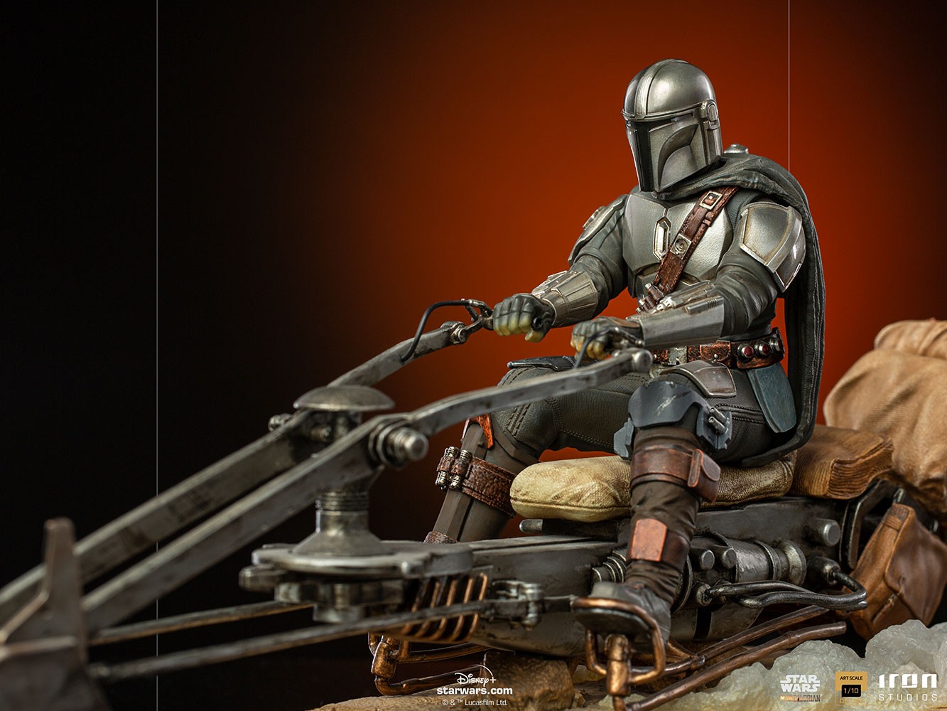 The Mandalorian on Speederbike Deluxe- Prototype Shown