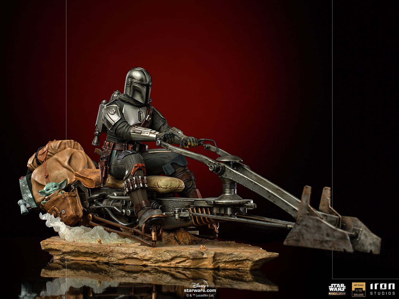 The Mandalorian on Speederbike Deluxe