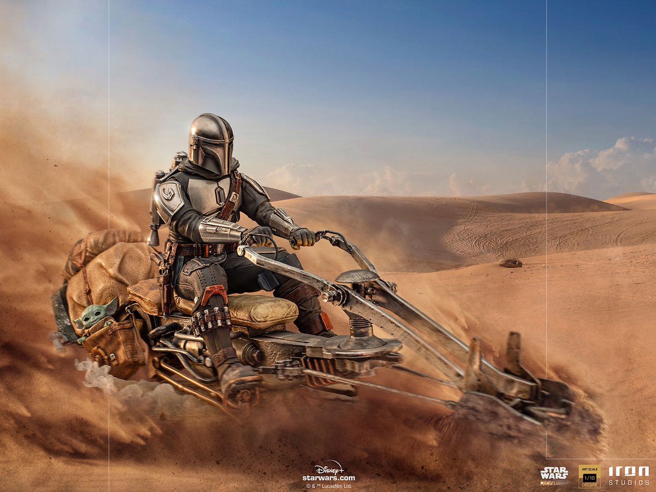 The Mandalorian on Speederbike Deluxe